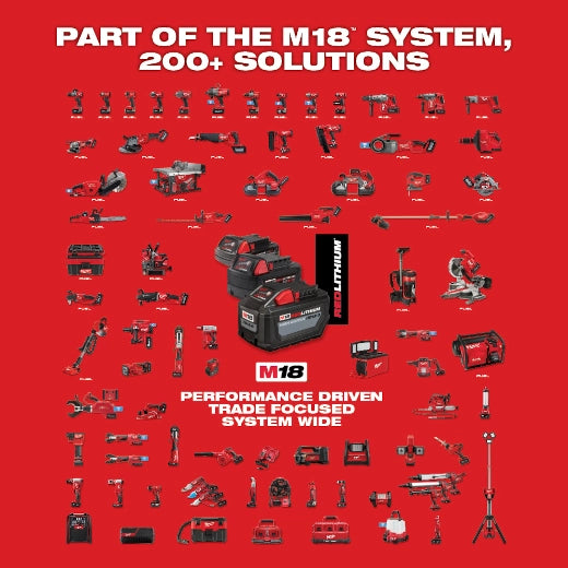 M18 FUEL™ SWITCH PACK™ Sectional Drum Machine with 5/8” Open Wind Cable