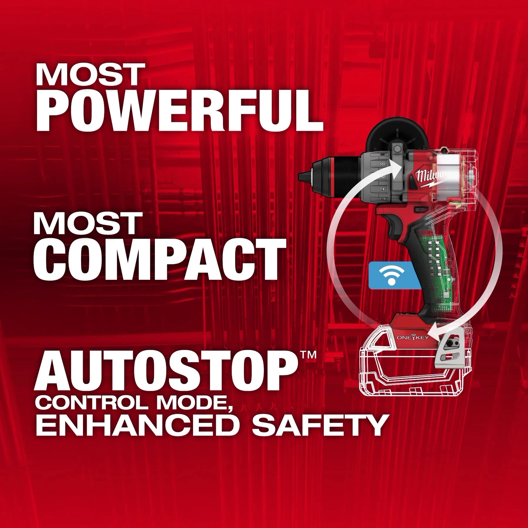 M18 FUEL™ ½” Hammer Drill/Driver w/ ONE-KEY™