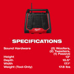 M18™ Bluetooth® Jobsite Radio + Charger