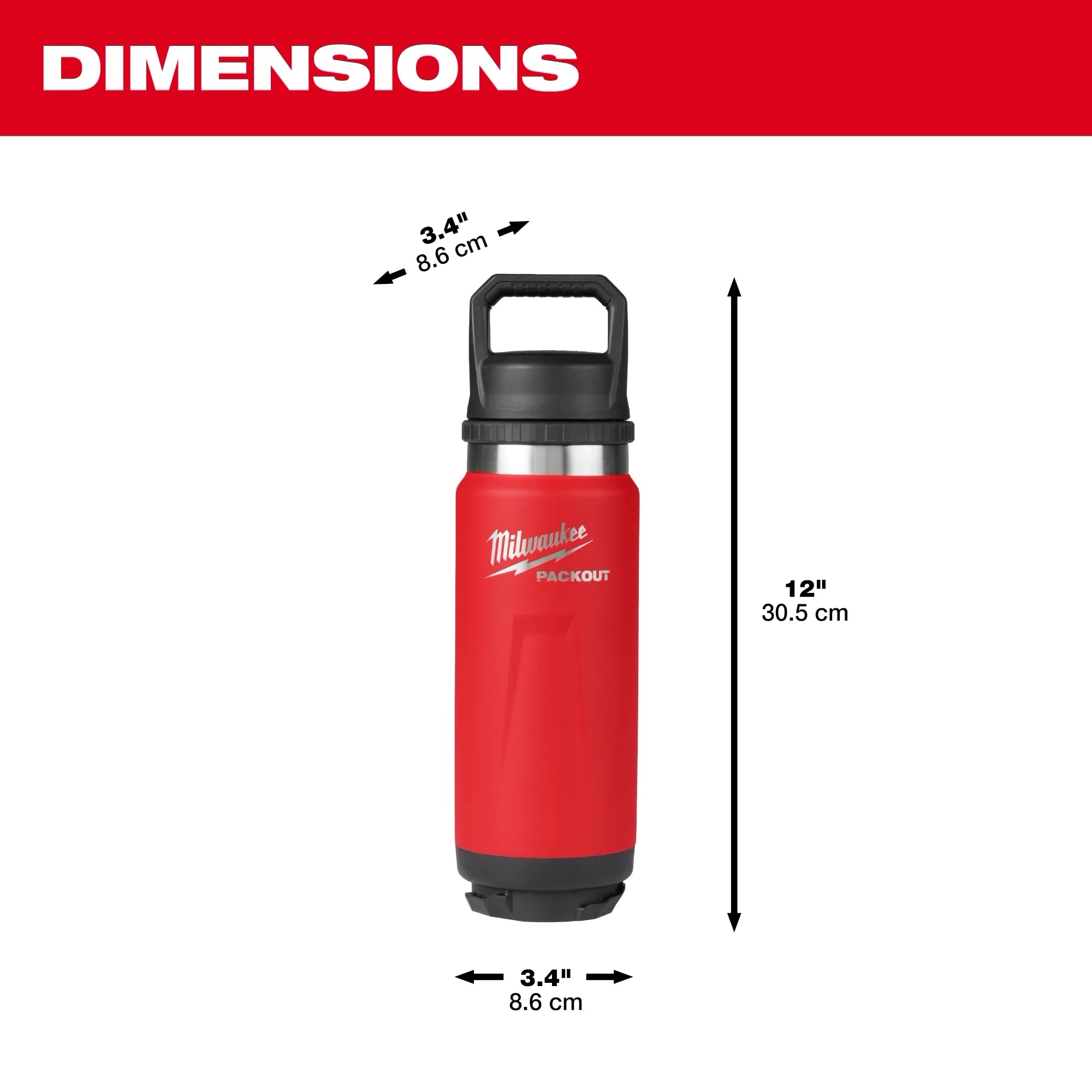 PACKOUT™ Insulated Bottle with Chug Lid