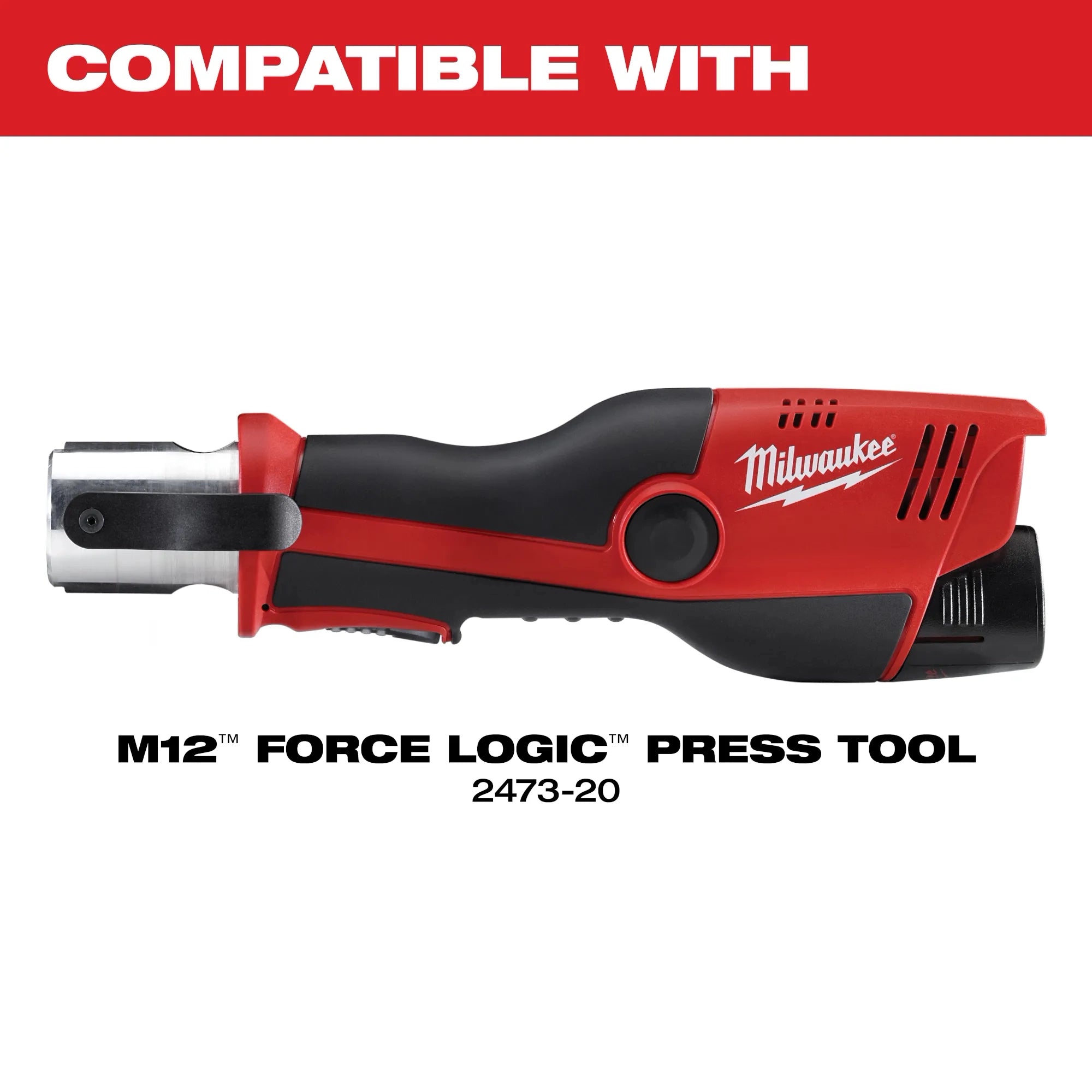 1/2" - 1" IPS-P Pivoting Press Ring Kit for M12™ FORCE LOGIC™ Press Tool