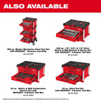 242pc. 1/4”, 3/8”, & 1/2” Drive Metric & SAE Ratchet & Socket Set with PACKOUT™ 4-Drawer Tool Box