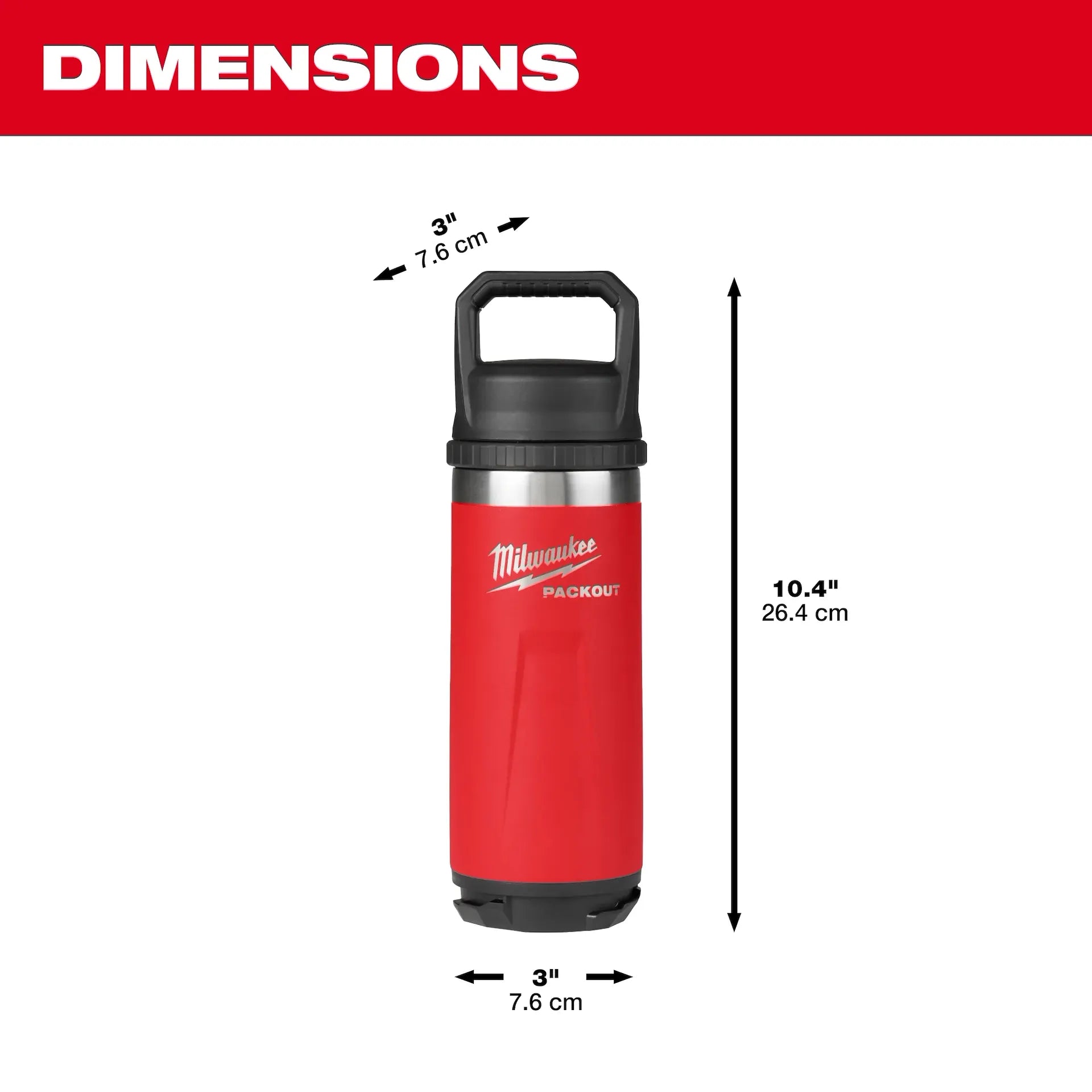 PACKOUT™ Insulated Bottle with Chug Lid