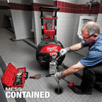 MX FUEL™ Sewer Drum Machine w/ POWERTREDZ™ for 5/8“ - ¾“ Cable Kit