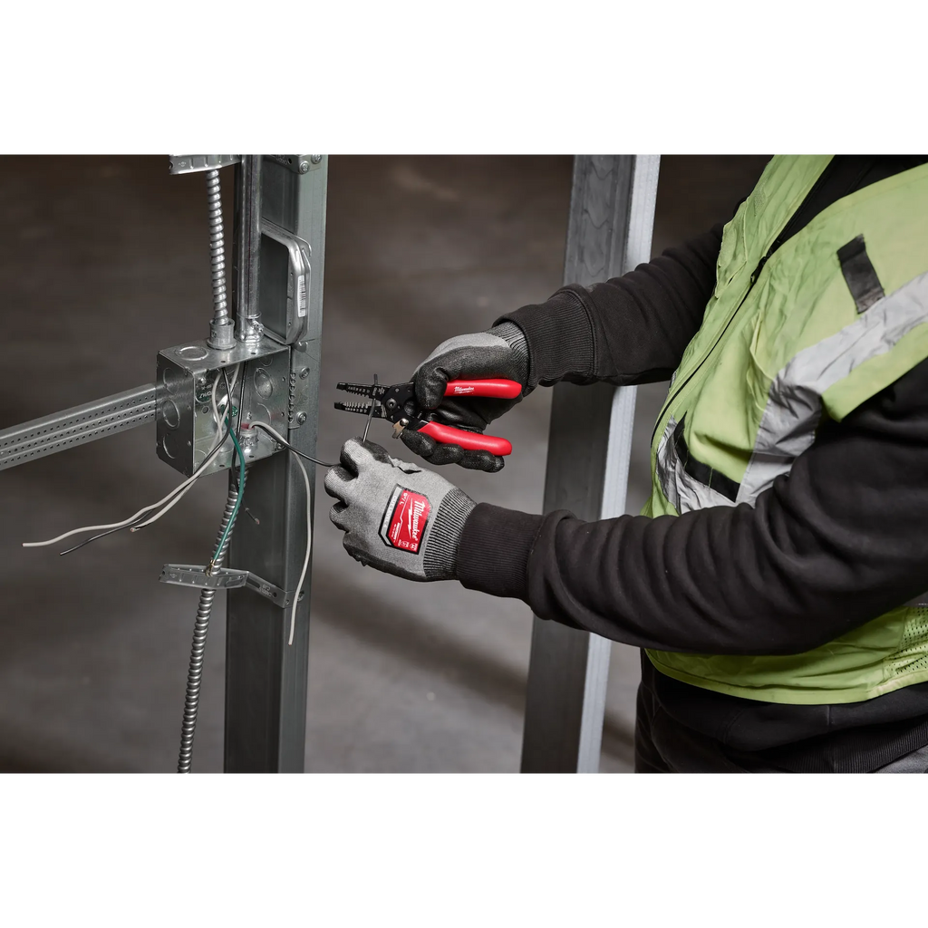 10-24 AWG Compact Dipped Grip Wire Stripper & Cutter