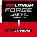 MX FUEL™ Lithium-Ion High Demand (HD) 12.0 Ah REDLITHIUM FORGE Battery with Super Charger