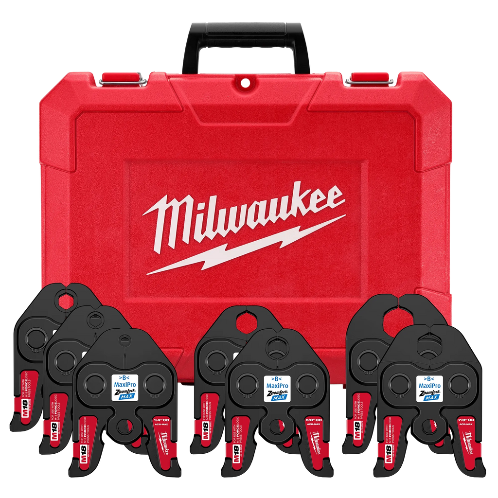 1/4”- 1-1/8” ZoomLock® MAX Press Jaw Kit for M18™ FORCE LOGIC™ Press Tools