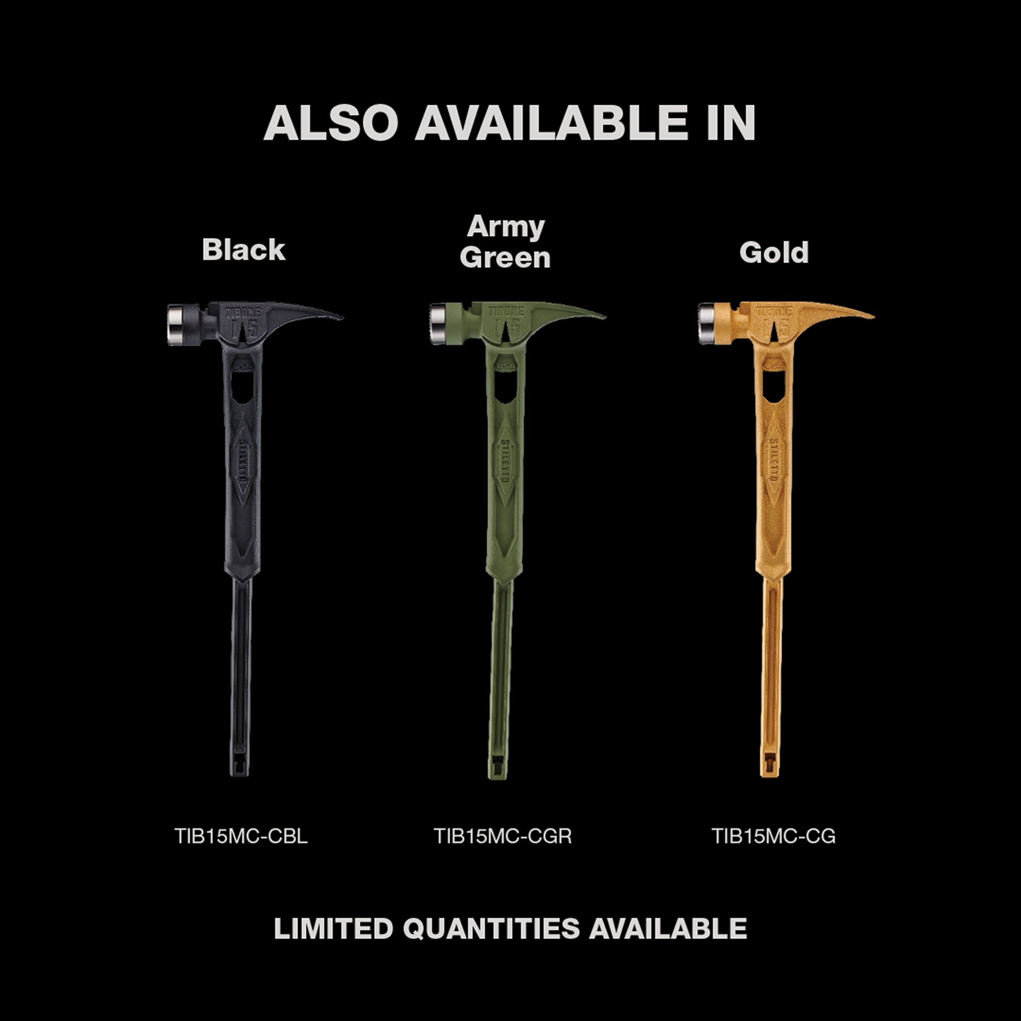 15oz TIBONE™ Milled/Curved Titanium - Limited Edition Green
