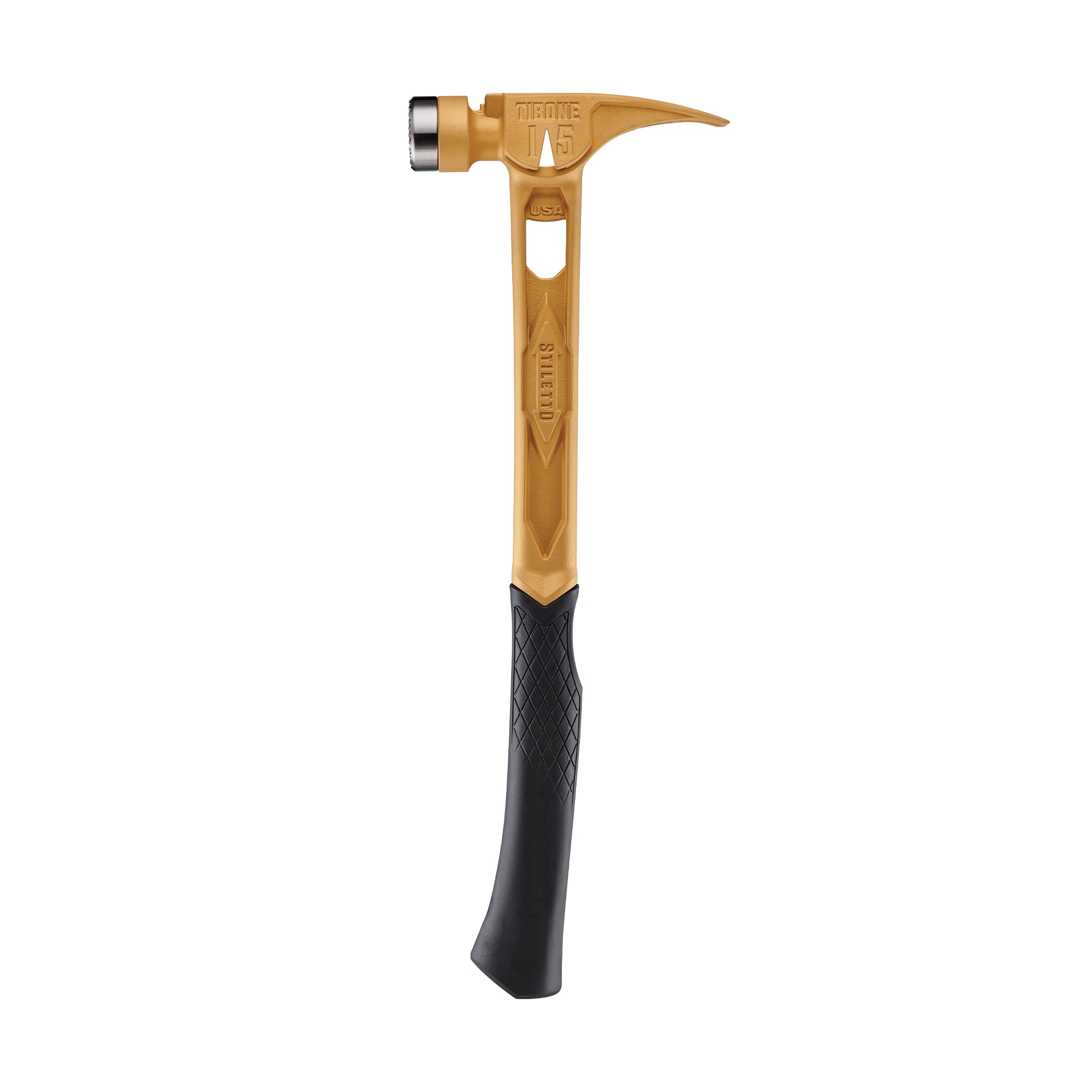 15oz TIBONE™ Milled/Curved Titanium - Limited Edition Gold