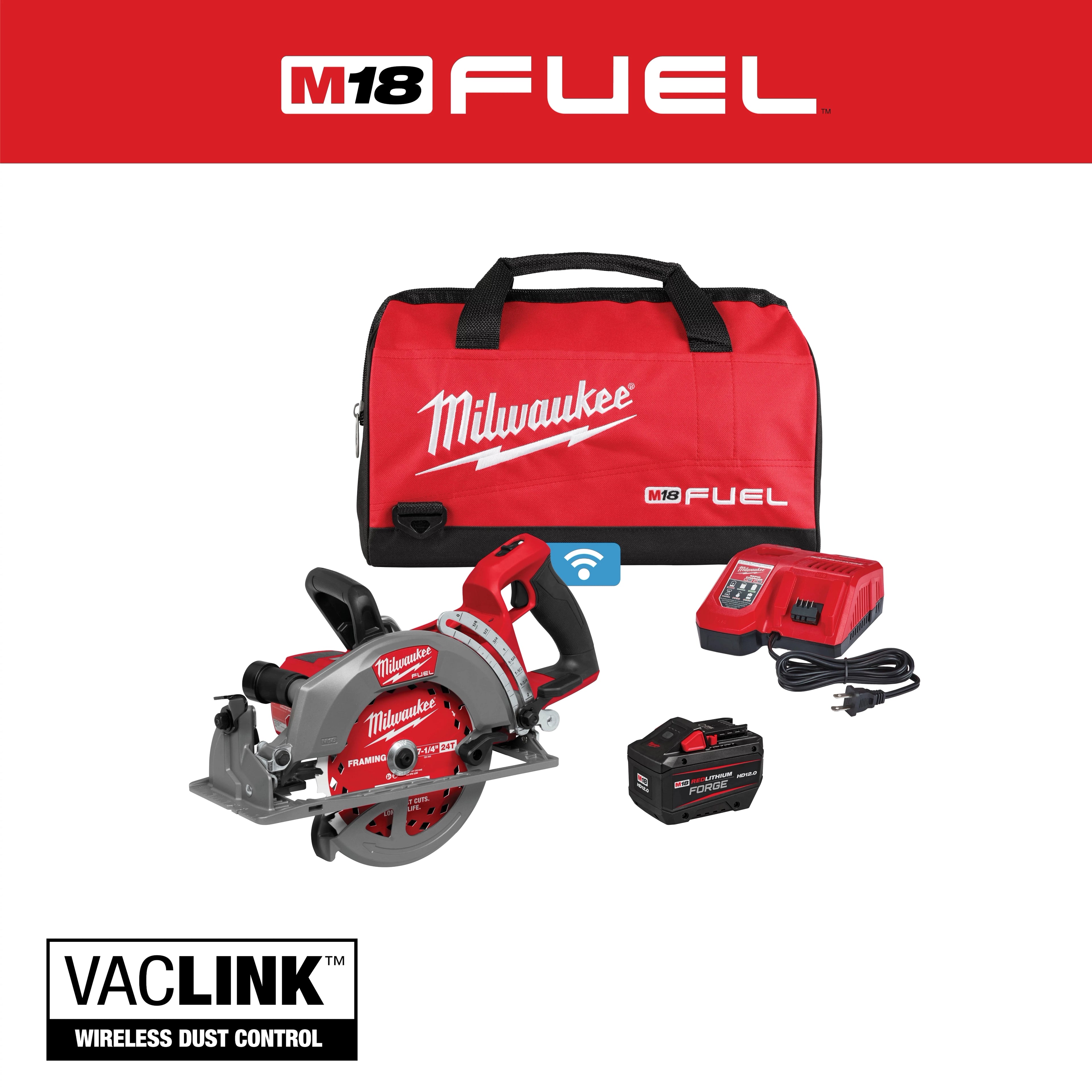 M18 FUEL™ 7-1/4" Rear Handle Circular Saw w/ONE-KEY ™
