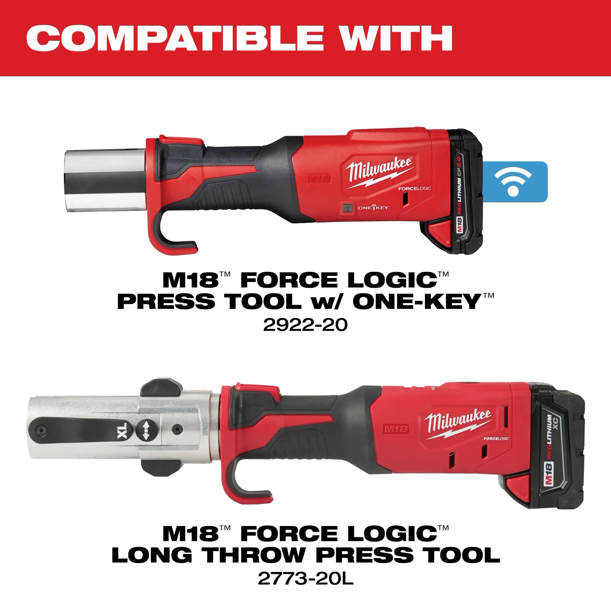 2-1/2" - 4" CTS-V Pivoting Press Ring Kit for M18™ FORCE LOGIC™ Press Tools
