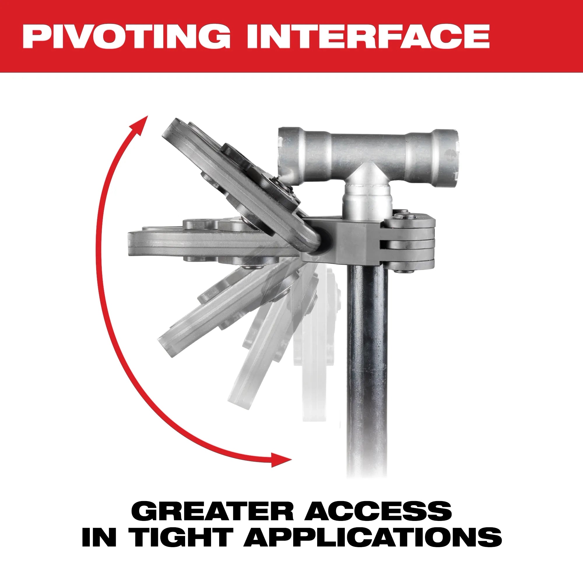 2-1/2" - 4" IPS-P Pivoting Press Ring Kit for M18™ FORCE LOGIC™ Long Throw Press Tool