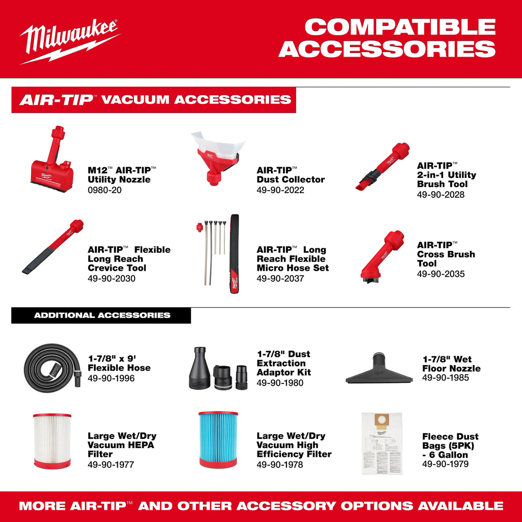 M18 FUEL™ 6 Gallon Wet/Dry Vacuum