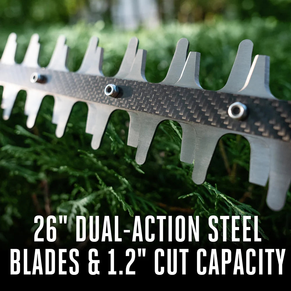 26" Carbon Fiber Rail Hedge Trimmer