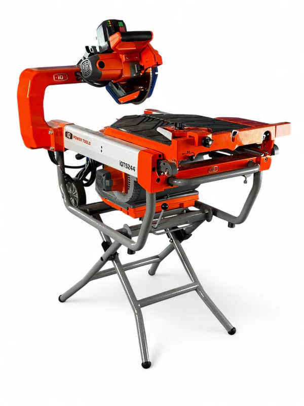 iQTS244 10" Dry Cut Tile Saw with Integrated Dust Containment with iQS244® X-Stand