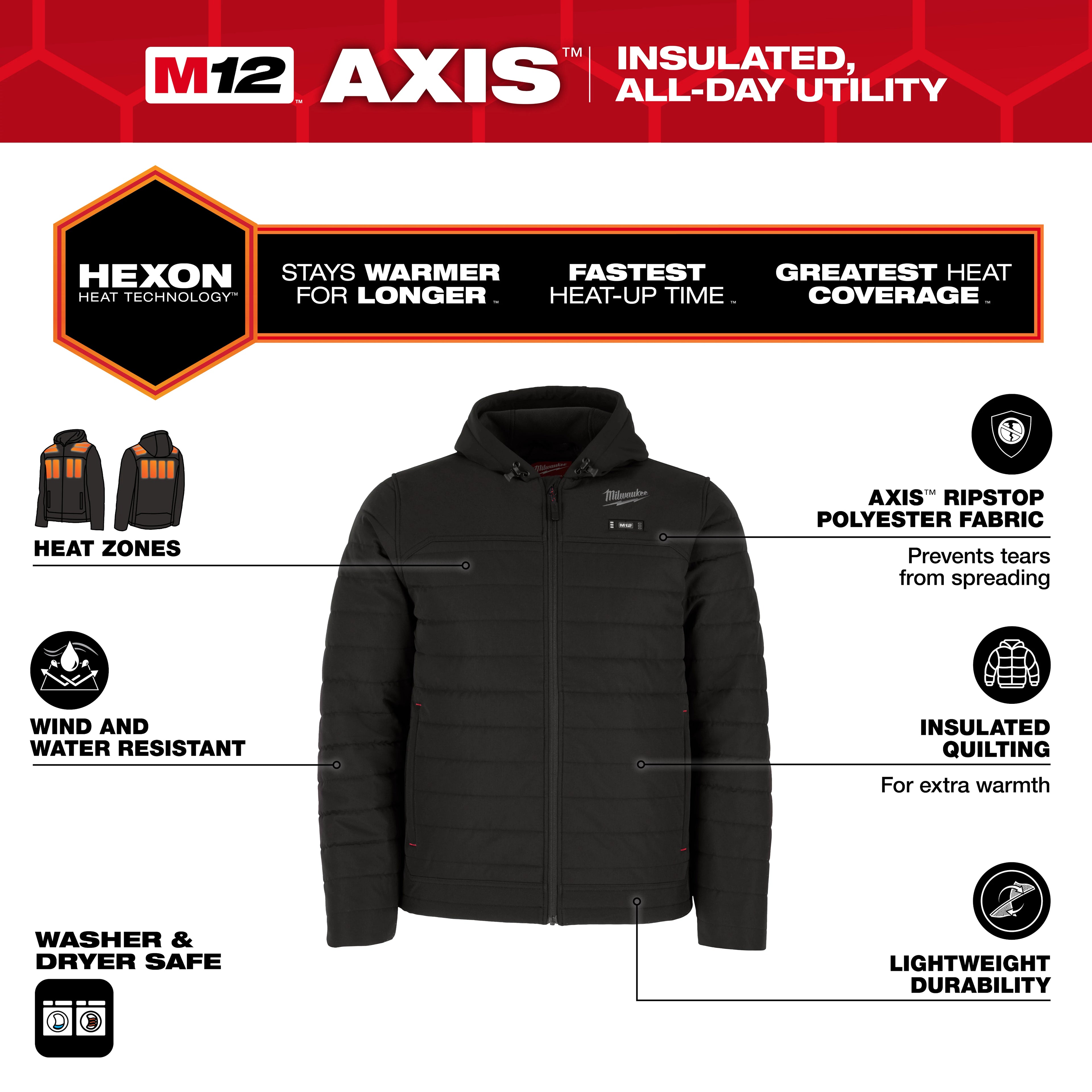 M12™ Heated AXIS™ Quilted Jacket