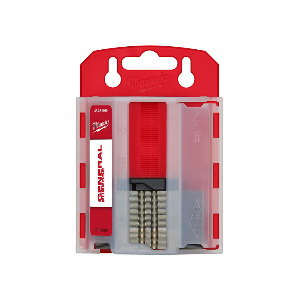 50 PC General Purpose Utility Blades w/ Dispenser