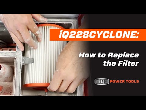 iQ228CYCLONE Replacement Vacuum Filter Kit, 8 x 6 Durabond Filter