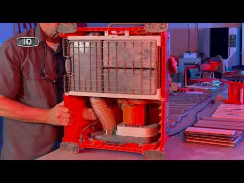 iQ228 CYCLONE 7" Dry Cut Tile Saw With Integrated Dust Control System