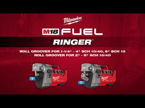 M18 FUEL™ RINGER™ Roll Groover for 1-1/4” - 4” Sch 10/40, 6” Sch 10